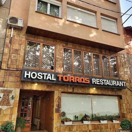 Hostal Torras Sant Hilari Sacalm Luaran gambar